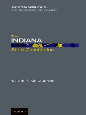 cover image of The Indiana State Constitution